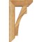 Ekena Millwork Westlake Slat Rough Sawn Bracket w/ Offset Brace, Western Red Cedar, 6"W x 16"D x 28"H BKT0604X16X28WTL06RWR - alternate 4